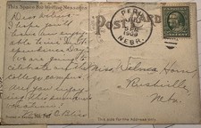 My Grandmother’s Antique Postcard, 1909. In Perfect Condition, Kept Protected picture