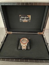 Ralph Lauren Men Watch Automotive Rosewood Bezel Limited Edition VHTF Designer C picture