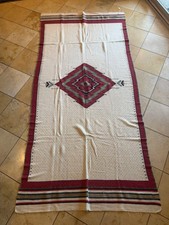 Circa 1850s Mexican Saltillo Serape Late Classic. Rare Type Fine Weave 43”x91” picture