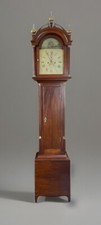 Gardner Parker - Rare Antique Massachusetts Rocking Ship Grandfather Clock picture