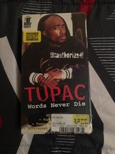 Rare Unopened, legendary 2Pac VHS “words never die Unauthorized Baker boys  picture
