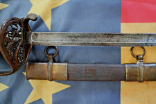 CIVIL WAR CONFEDERATE GRISWOLD FOOT OFFICER SWORD CA ON GUARD PUBLISHED PG 161 picture