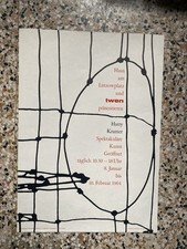 Kramer Henry Manifesto / Poster 60 x 42 cm. Berlin Fordererkreis Kulturz. 1964 picture