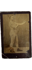 JOHN L. SULLIVAN - BOXING WORLD CHAMPION - CABINET CARD - DEC. 21, 1891 - SIGNED picture