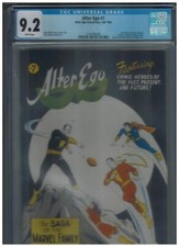 ALTER EGO #7 RARE HTF White Pages CGC 9.2 Black Adam before SHAZAM #28 1964 picture