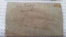CHARLES A. LINDBERGH and IGOR SIKORSKY HAND SIGNED AUGUST 1943 picture