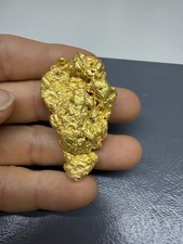 RARE 58.4g Large Gold Nugget - Northern California - Authentic Placer Gold 24k picture