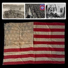 RARE WWI 327th Infantry Cpl. Keopke Saint Mihiel Meuse Argonne Combat Flag COA picture