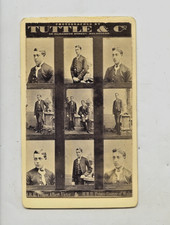 1880'S CDV HRH PRINCE ALBERT & PRINCE GEORGE OF WALES  TUTTLE & CO MELB  N728. picture