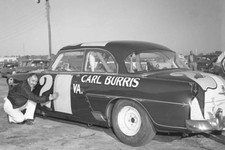 Carl Burris & His Modified Stock Car 1960 Nascar Motor Racing 4x6 Photo  picture