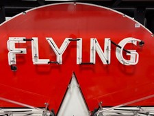 Flying A Services Neon 6' Sign - Red and While picture