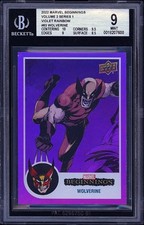 2022 Upper Deck Marvel Beginnings Violet Rainbow WOLVERINE 1/1 One of One BGS picture