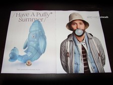 MONCLER 2-Page PRINT AD Summer 2026 JAMIE DORNAN Have a Puffy Summer picture