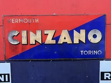 Original Collectible Cinzano Sign From The 50’s picture