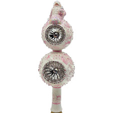 Patricia Breen Summit Finial Chinoiserie Pink Spring Christmas Tree Topper 3133 picture