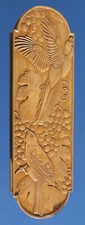 P&O ORIENT LINE SS CHUSAN 1ST CLASS NURSERY CARVED MAGPIES PANEL MARGOT GILBERT picture