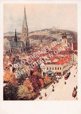Postcard Austria Linz on the Danube - with the Pöstlingberg - unused picture