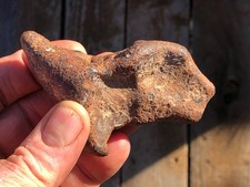 BEAUTIFUL, RARE LARGE 364 gram TAZA IRON METEORITE SCULPTED SHAPE NATURAL PATINA picture