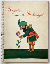 Original Vintage Travel Brochure UNGERER MEETS THE MAHARAJAH - AIR INDIA - 1967 picture