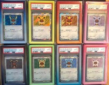 2017 POKEMON JAPANESE SM PROMO EEVEE PONCHO-WEARING EEVEE PSA 10 FULL SET picture