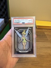 2024 Topps Chrome Disney Black Wave /10 PSA 10 Gem Mint Tinker Bell Peter Pan picture