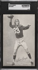 1948-49 EXHIBITS AUTHENTIC - MINIMUM SIZE NOT MET SAM BAUGH SGC A picture