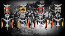 Custom Made German Prussian Military Band Schellenbaum Jingling Johnny Flag Bell picture