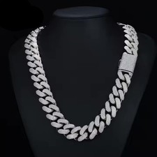 20mm 5 Row Moissanite Cuban Chain picture