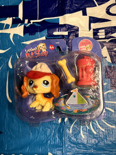Brand New Littlest Pet Shop #298 Spaniel dog Dog Spaniel Authentic LPS Rare picture