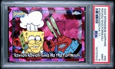 2025 Topps Chrome Sapphire SpongeBob SqaurePants 1/1 PADPARADSCHA Ravioli picture