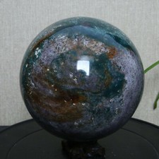 B1871-4046g Amazing natural Ocean Jasper Orbicular Sphere Reiki Crystal Ball picture