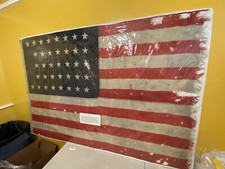 rare New York City Police Station USA US 37 Star Flag 1867-1877 civil war 35s21 picture