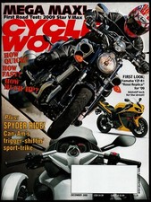DECEMBER 2008 CYCLE WORLD MAGAZINE, STAR V-MAX, YAMAHA YZF-R1 ROSSI REPLICA picture