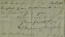 RARE “Second Opium War” Field Marshall Robert Napier Hand Written Document picture