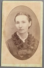 1860s-70s Old West Outlaw Horse Thief Cowgirl Belle Star Carthage Missouri Cdv picture