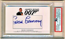 2017 James Bond Archives Sean Connery Cut Autograph Auto #NNO PSA 10 - POP 2 picture