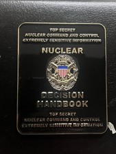 Joint Chiefs Of Staff Nuclear Decision Handbook Top Secret Challenge Coin RARE picture