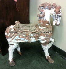 Antique Carved Horse 1960's's  Art Deco~ Centerpiece ~ Rare picture