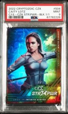 2022 CXZ Crisis Earth Caity Lotz White Canary STR PWR Star Power Black 1/1 PSA 9 picture