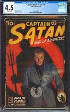 Captain Satan #1 (Vol. 1 #3) CGC 4.5 | Popular 1938 | Pulp Hero Classic | picture