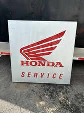 Honda Service (motorcycle} Dealership Metal Sign 49x49 Single Face 🔥 picture