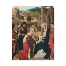 Geertgen tot Sint Jans, Haarlem - De aanbidding - Canvas Wall Art picture