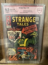 Strange Tales #135 CGC/CBCS 6.5 Signed Stan Lee & Jack Kirby Front Cover picture
