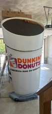 GIANT DUNKIN DONUTS COFFEE CUP SIGN 103“ X 57“ X 15“ AMERICA RUNS ON DUNKIN picture