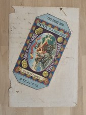 UNIQUE 1893 Inscription Cuban Cigar Label Tobacco Brand RAMON LOPEZ VENCEDORA picture