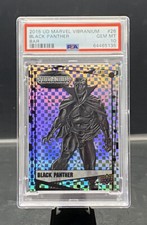 2015 Upper Deck Marvel Vibranium BLACK PANTHER Bar Refractor /5 🔥 PSA ‘10’ 🔥 picture
