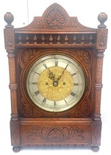 Antique English Twin Fusee Bracket Clock Regent Street London picture