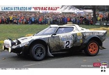 1/24 Scale Lancia Stratos HF 1979 RAC Rally Car Model Build Kit 20598 picture