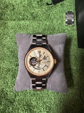 Orient Star Automatic Watch Gold Silver Timepiece Authentic Mint Rare picture