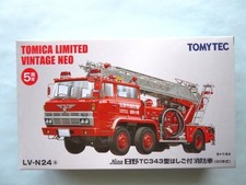 Tomica Limited Vintage NEO LV-N24a Hino Ladder Fire Engine Collector's picture
